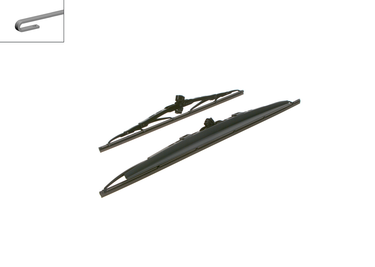 Bosch 3397010287 2x Wiper Blades (Pair)