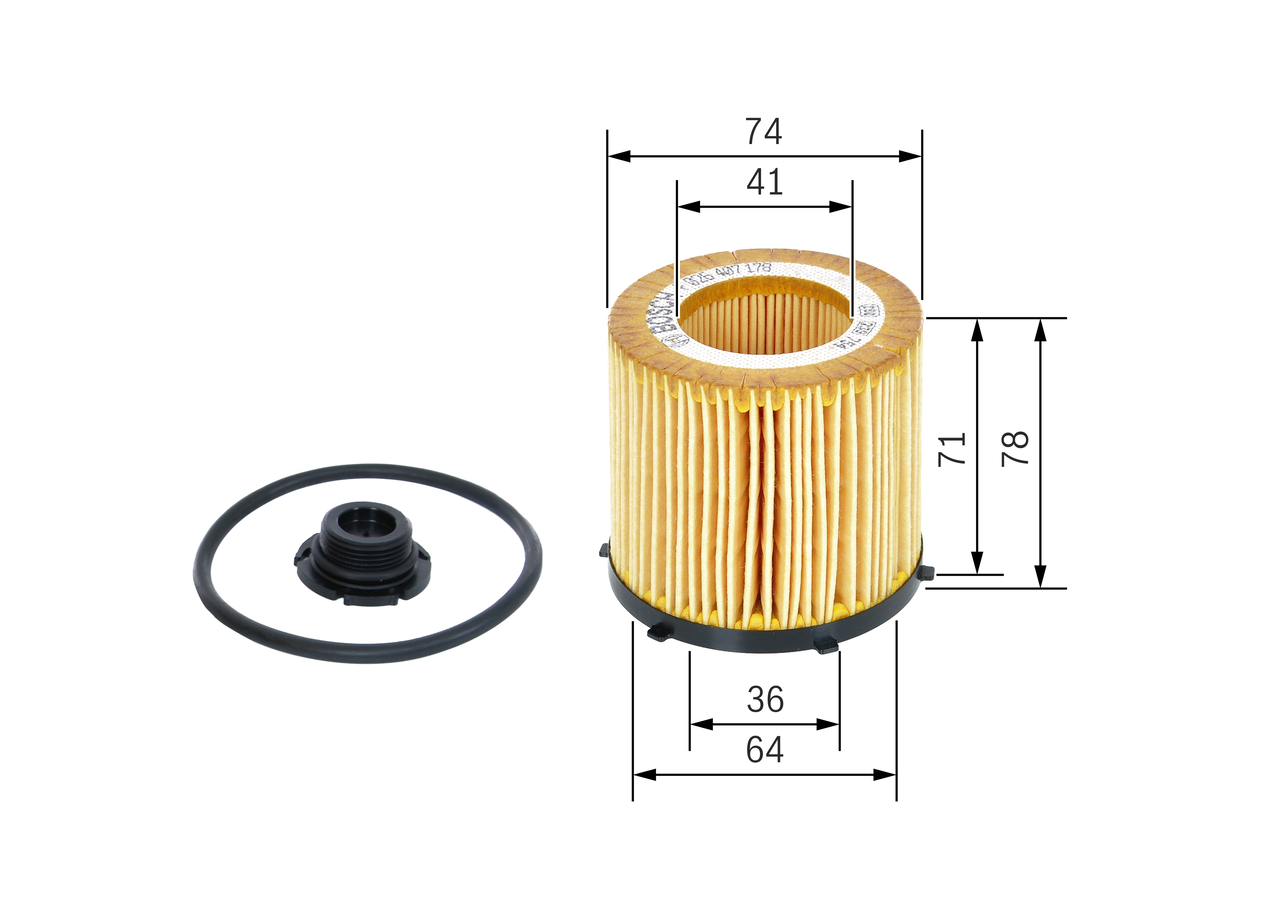 Bosch F026407178 Oil Filter