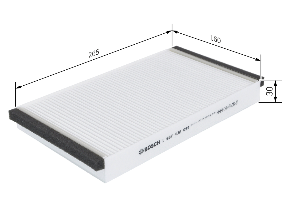 Bosch 1987432059 Pollen / Cabin Filter