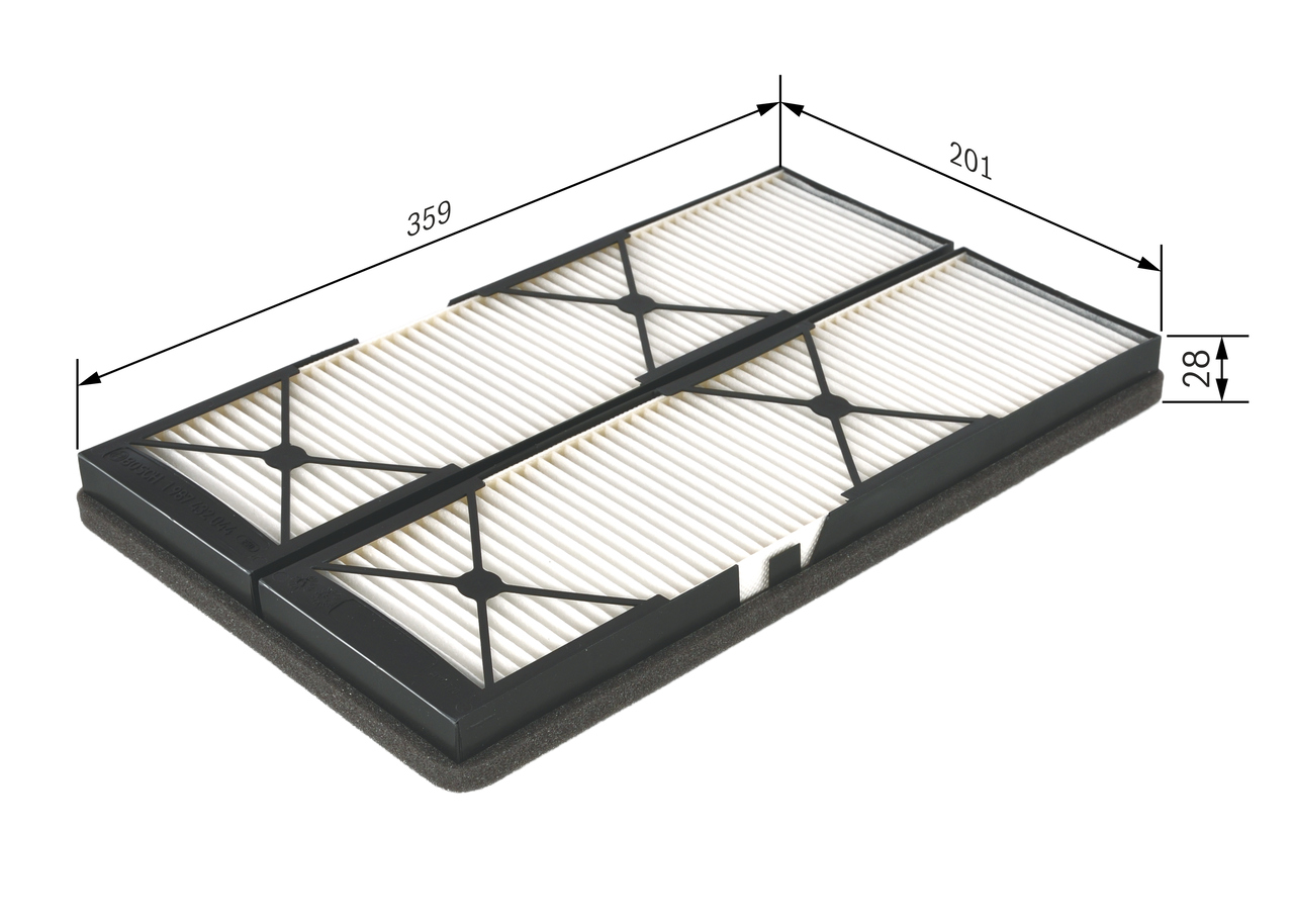 Bosch 1987432044 Pollen / Cabin Filter