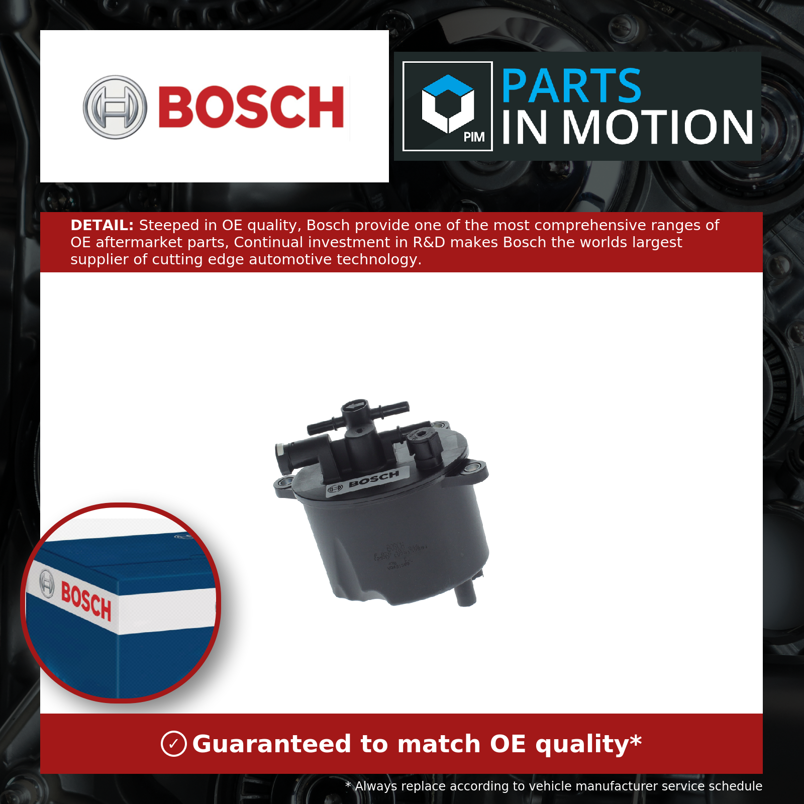 Bosch Fuel Filter F026402846 [PM917453]