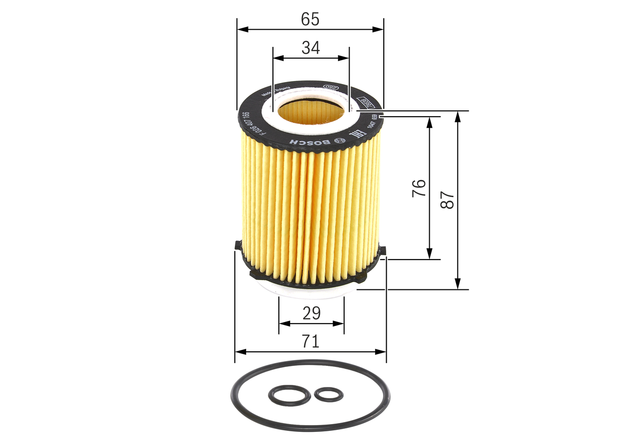 Bosch F026407166 Oil Filter