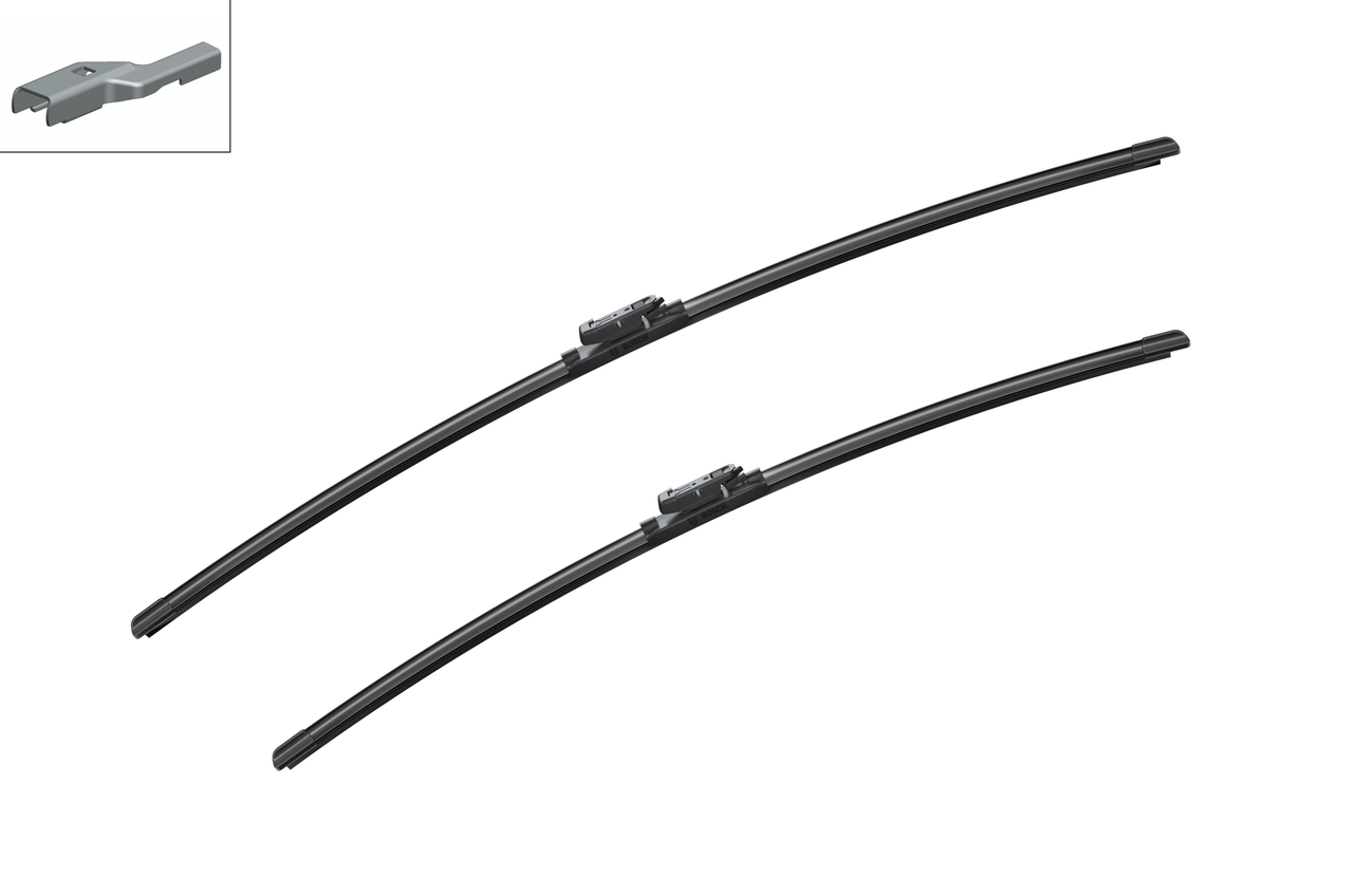 Bosch 3397007865 2x Wiper Blades (Pair) Flat / Aero type
