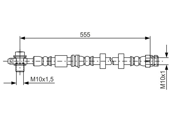 Bosch 1987481694 Brake Hose