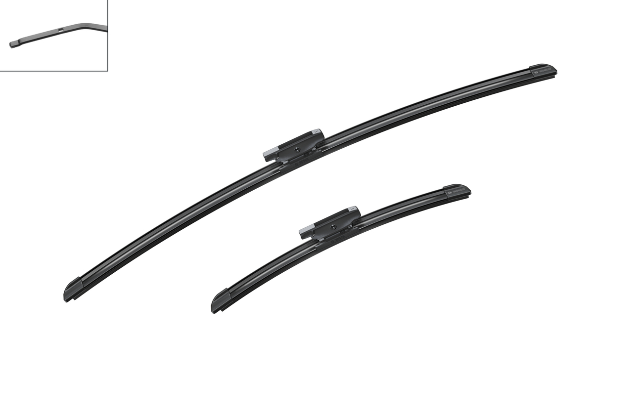 Bosch 3397007869 2x Wiper Blades (Pair) Flat / Aero type