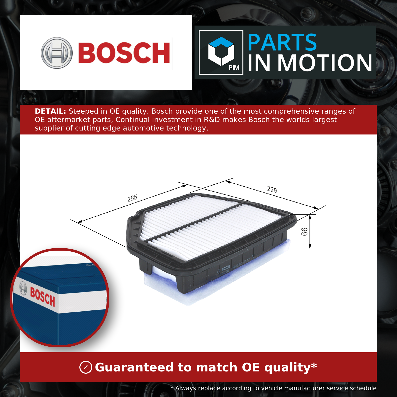Bosch Air Filter F026400585 [PM1202898]