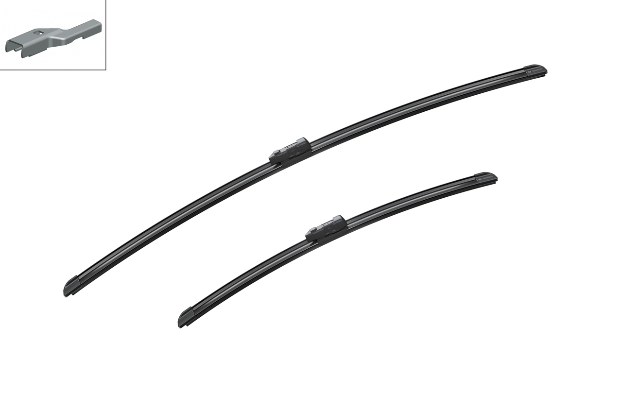 Bosch 3397014352 2x Wiper Blades (Pair) Flat / Aero type