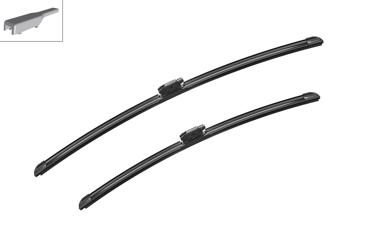 Bosch 3397014495 2x Wiper Blades (Pair) Flat / Aero type