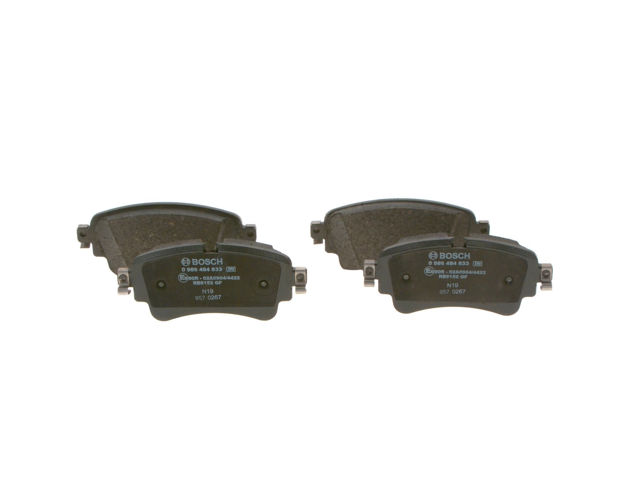Bosch 0986494833 Brake Pads Set