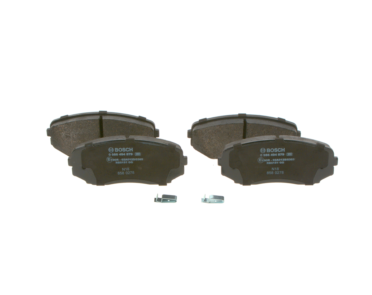 Bosch 0986494879 Brake Pads Set