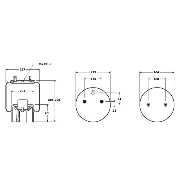 GRANNING 15731F FIRESTONE AIRSPRING