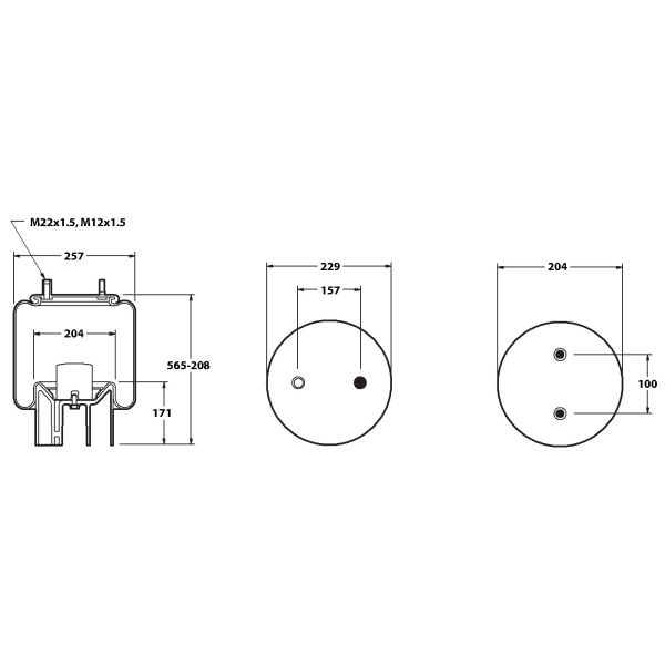 GRANNING 15732F FIRESTONE AIRSPRING