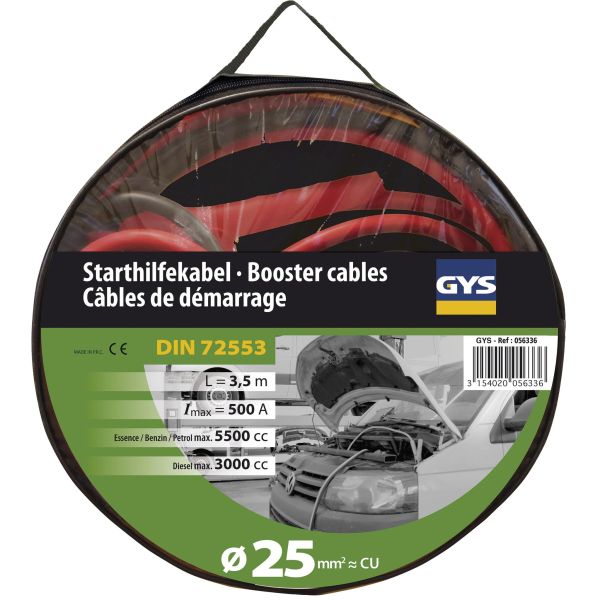 GYS 056336 J/LEADS 500A INSUL 25MM 35M