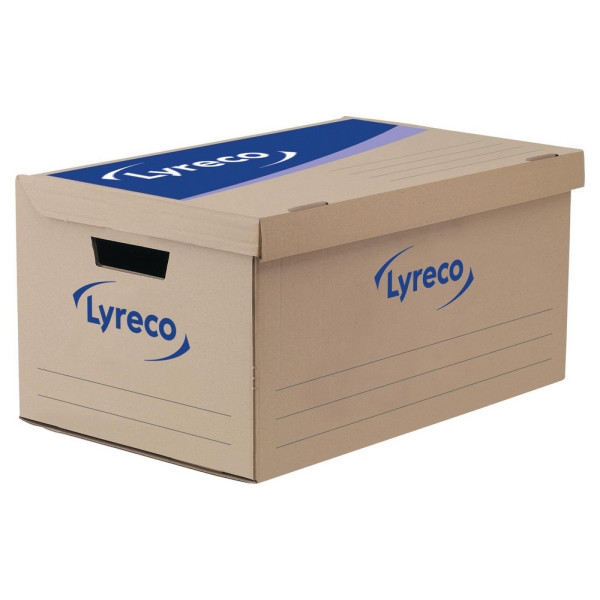Lyreco 122898 White Standard Storage Box X10