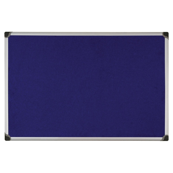 Lyreco 126549 Blue Fabric Notice Board 900x600mm
