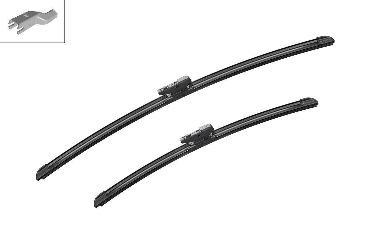 Bosch 3397014399 2x Wiper Blades (Pair) Flat / Aero type