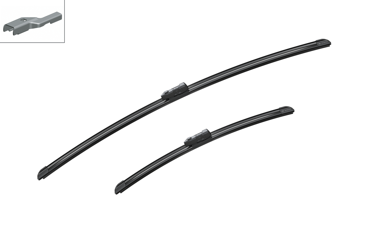 Bosch 3397014532 2x Wiper Blades (Pair) Flat / Aero type