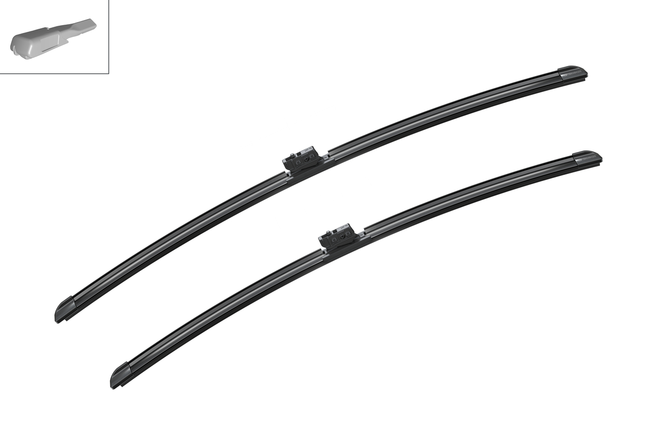 Bosch 3397014616 2x Wiper Blades (Pair) Flat / Aero type