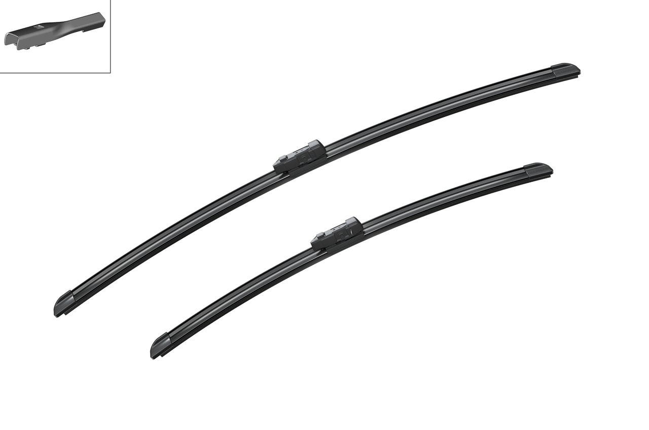 Bosch 3397014622 2x Wiper Blades (Pair) Flat / Aero type