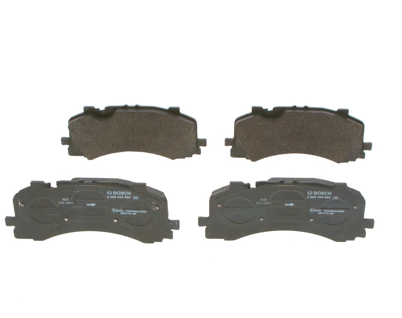 Bosch 0986424850 Brake Pads Set