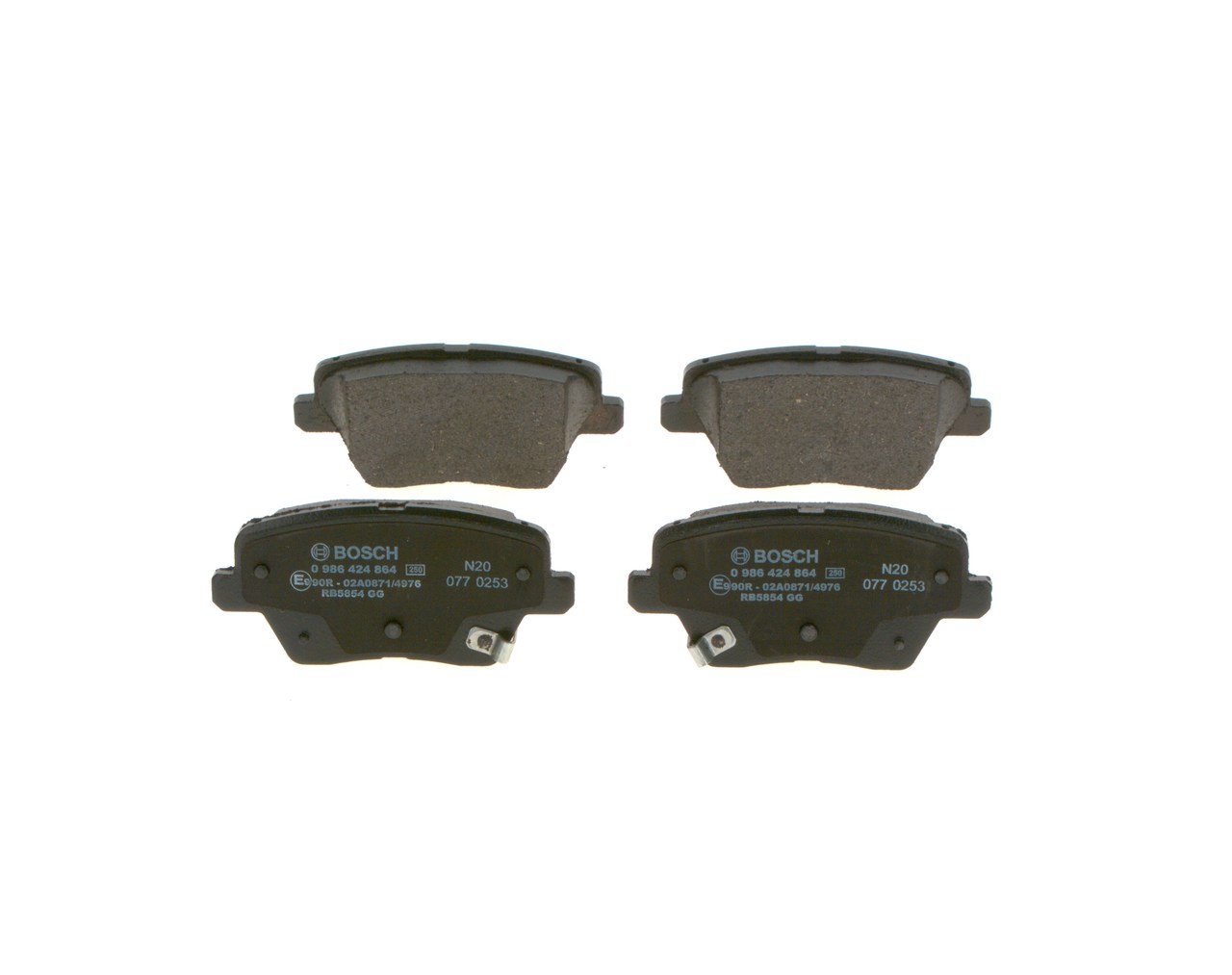 Bosch 0986424864 Brake Pads Set
