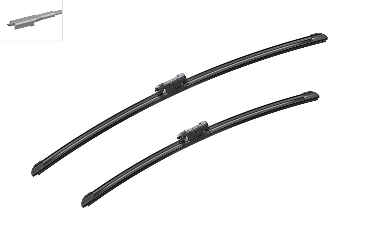 Bosch 339701400U 2x Wiper Blades (Pair) Flat / Aero type