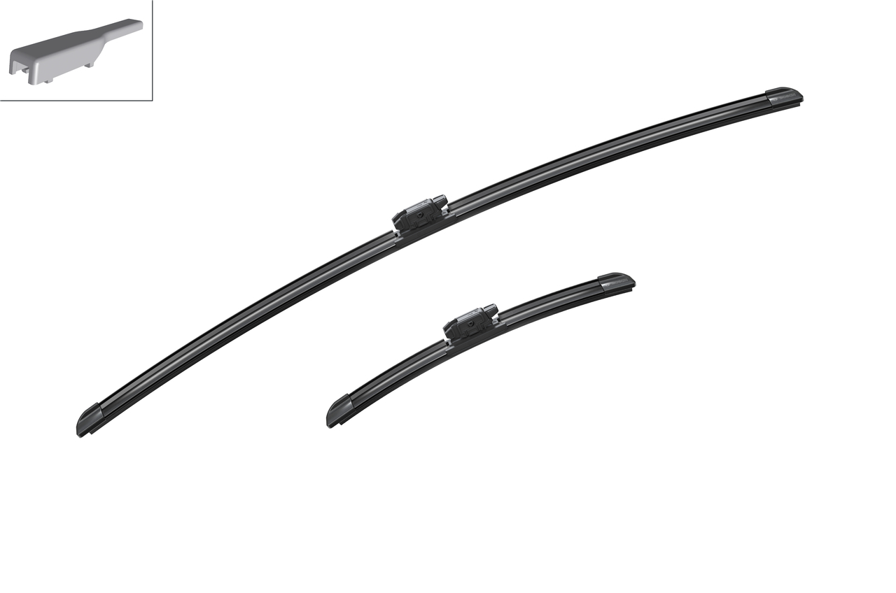 Bosch 3397014827 2x Wiper Blades (Pair) Flat / Aero type