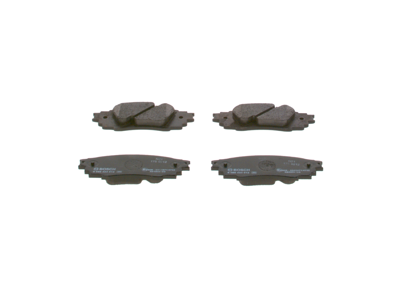 Bosch 0986424912 Brake Pads Set
