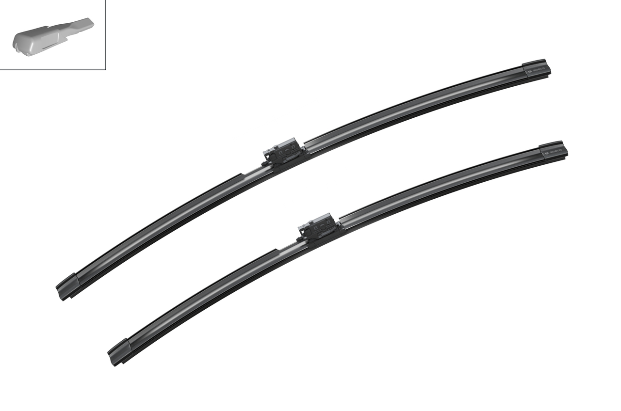 Bosch 3397110005 2x Wiper Blades (Pair) Flat / Aero type