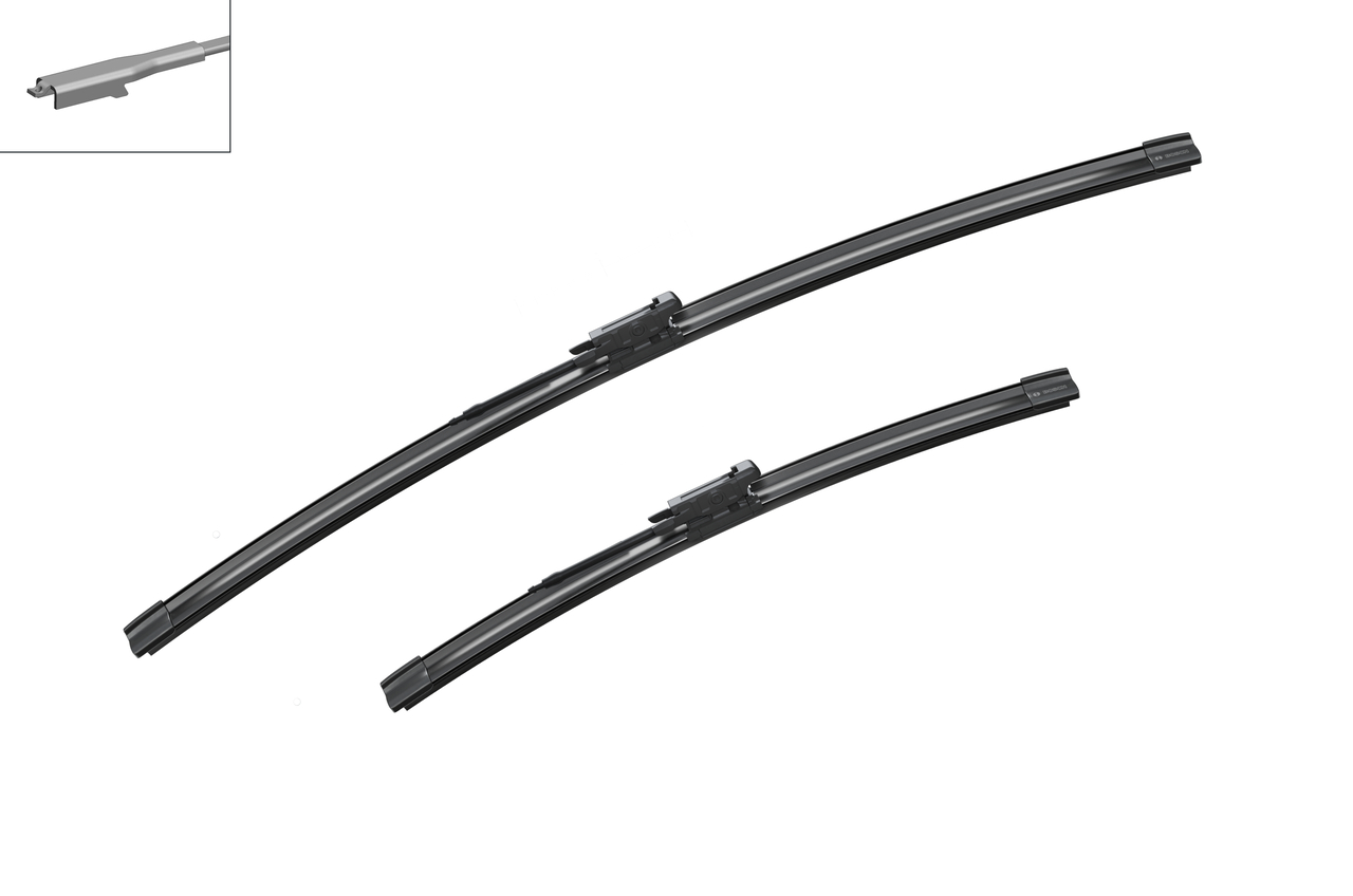 Bosch 339711000C 2x Wiper Blades (Pair) Flat / Aero type