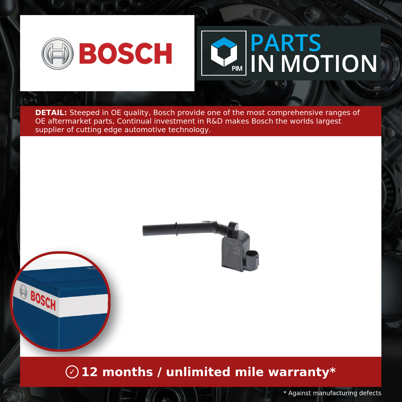 BOSCH Ignition Coil 0221604067 [PM2049535]