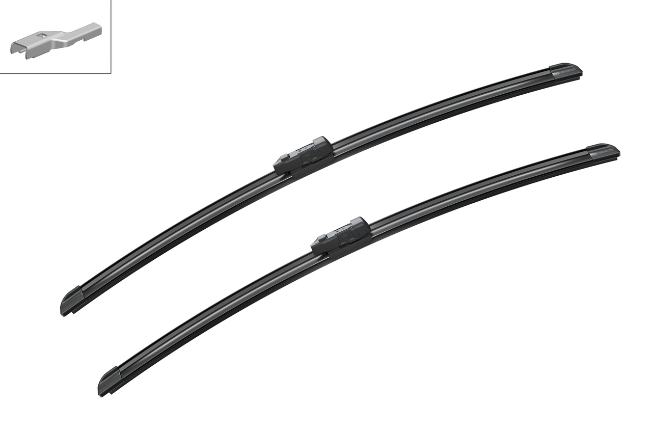 Bosch 339700900B 2x Wiper Blades (Pair) Flat / Aero type