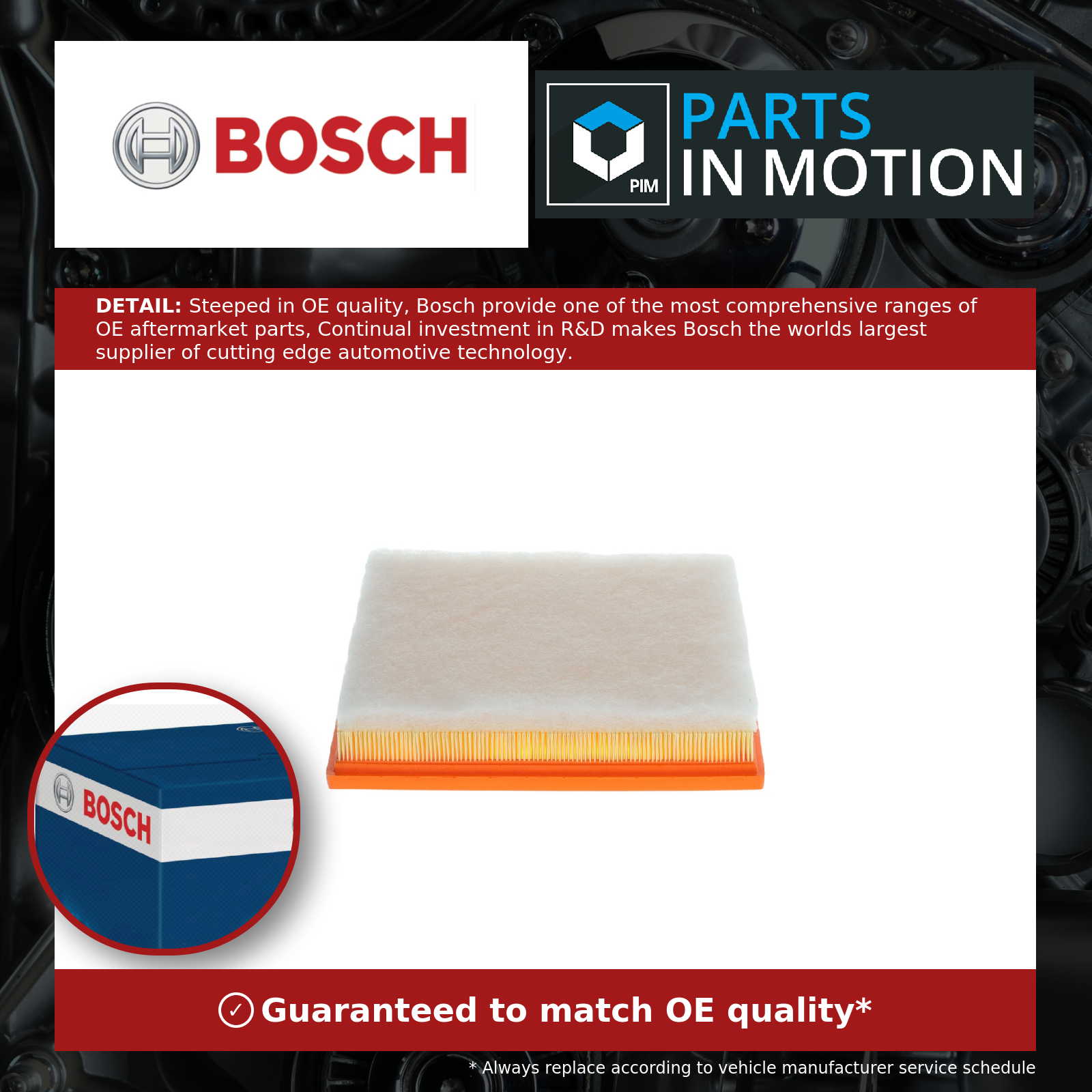 Bosch Air Filter F026400511 [PM917068]