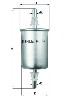 Mahle KL83 Fuel Filter