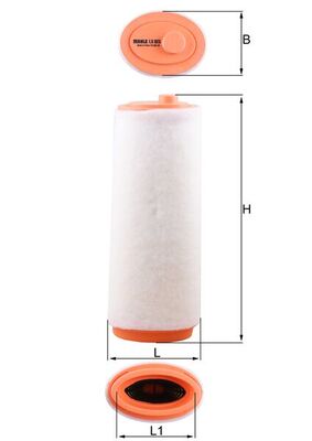 Mahle LX823 Air Filter