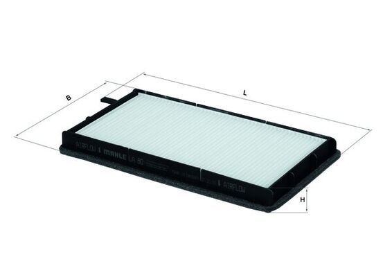 Mahle LA80 Pollen / Cabin Filter