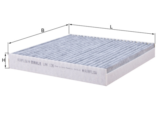 Mahle LAK136 Pollen / Cabin Filter