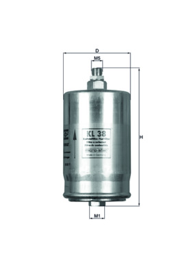 Mahle KL38 Fuel Filter