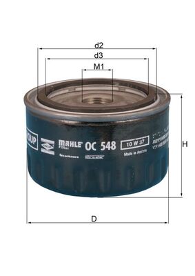 MAHLE OC548