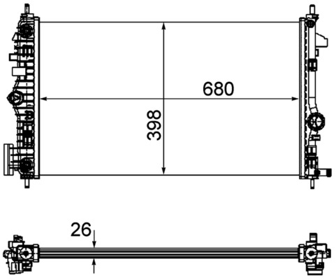 Mahle CR1103000P Radiator