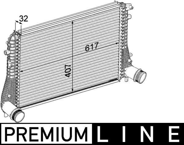 Mahle CI207000P Intercooler