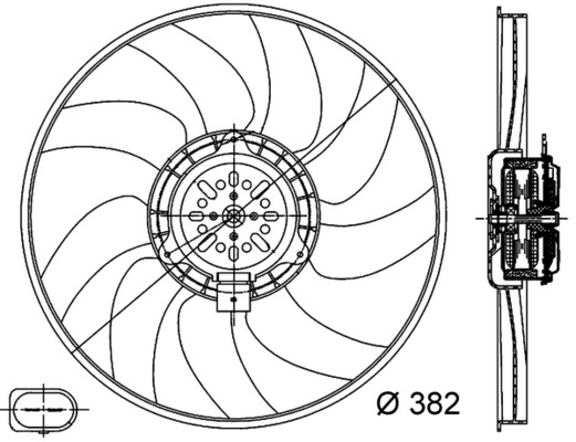 Mahle CFF312000S Radiator Fan