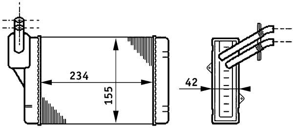 Mahle AH71000S Heater Matrix