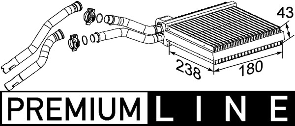 Mahle AH200000P Heater Matrix