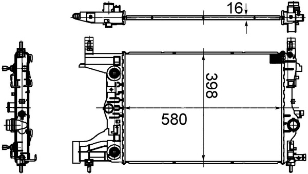 Mahle CR2122000S Radiator
