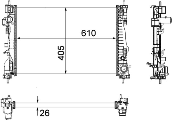 Mahle CR1178000P Radiator