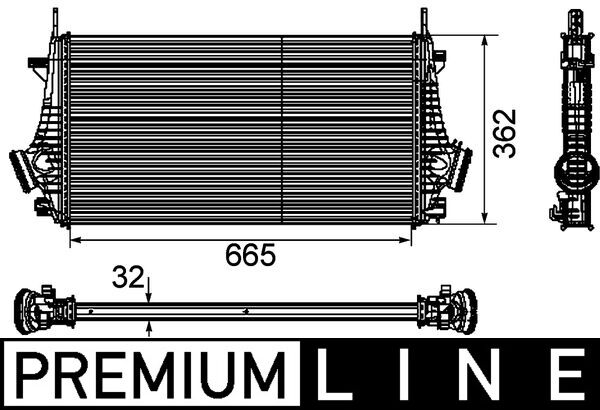 Mahle CI191000P Intercooler