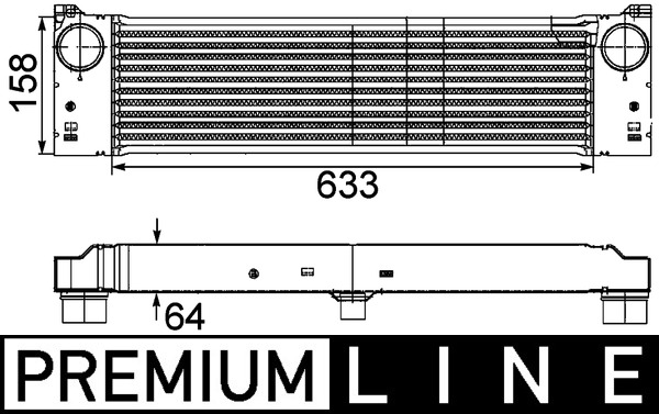 Mahle CI192000P Intercooler