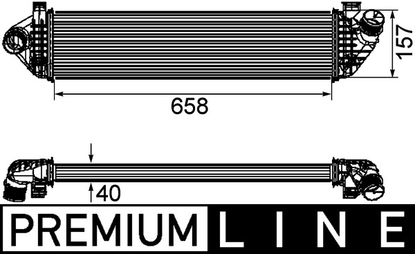 Mahle CI198000P Intercooler