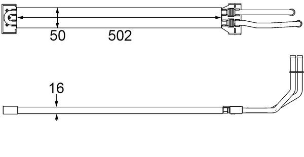 Mahle CLC109000P Oil Cooler, steering system